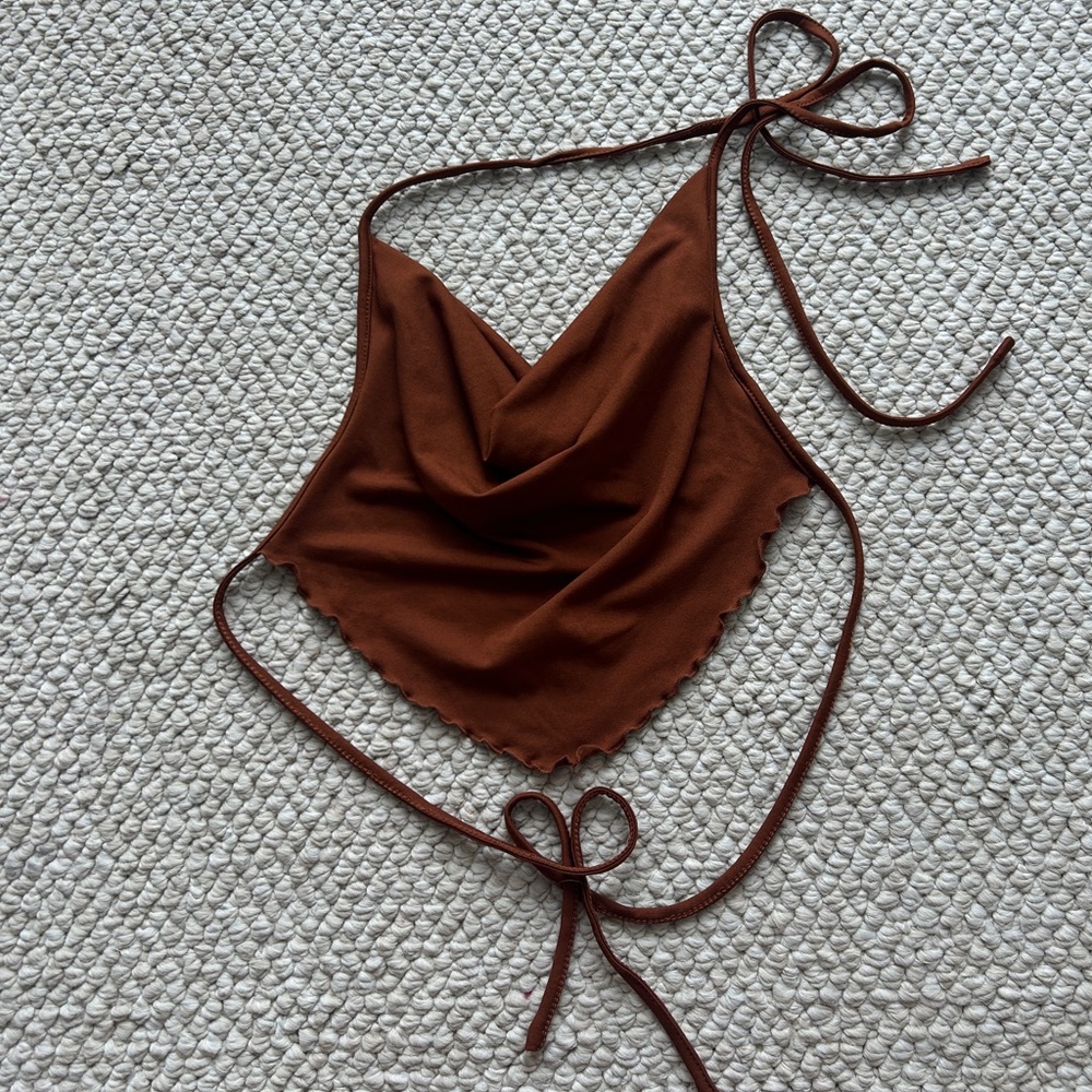 COWL NECK TOP